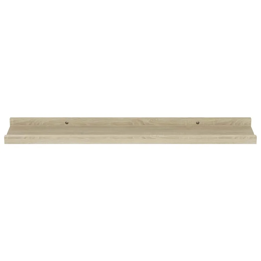 Étagères murales 4 pcs chêne sonoma 60x9x3 cm - 6