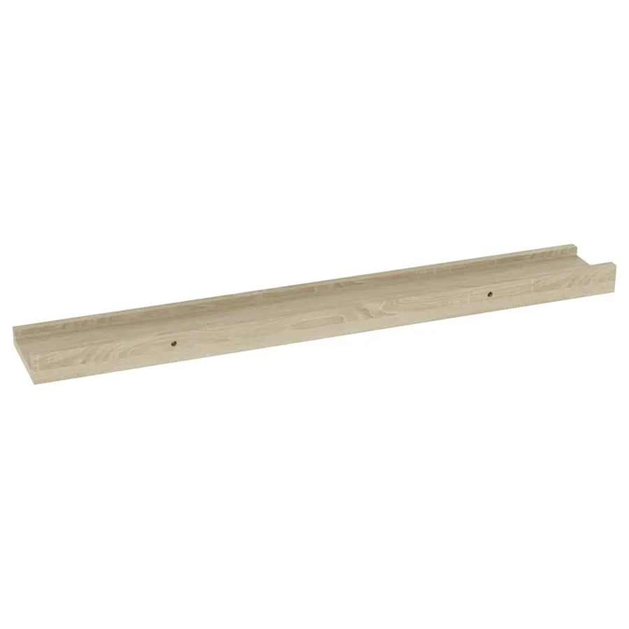 Étagères murales 4 pcs chêne sonoma 60x9x3 cm - 8