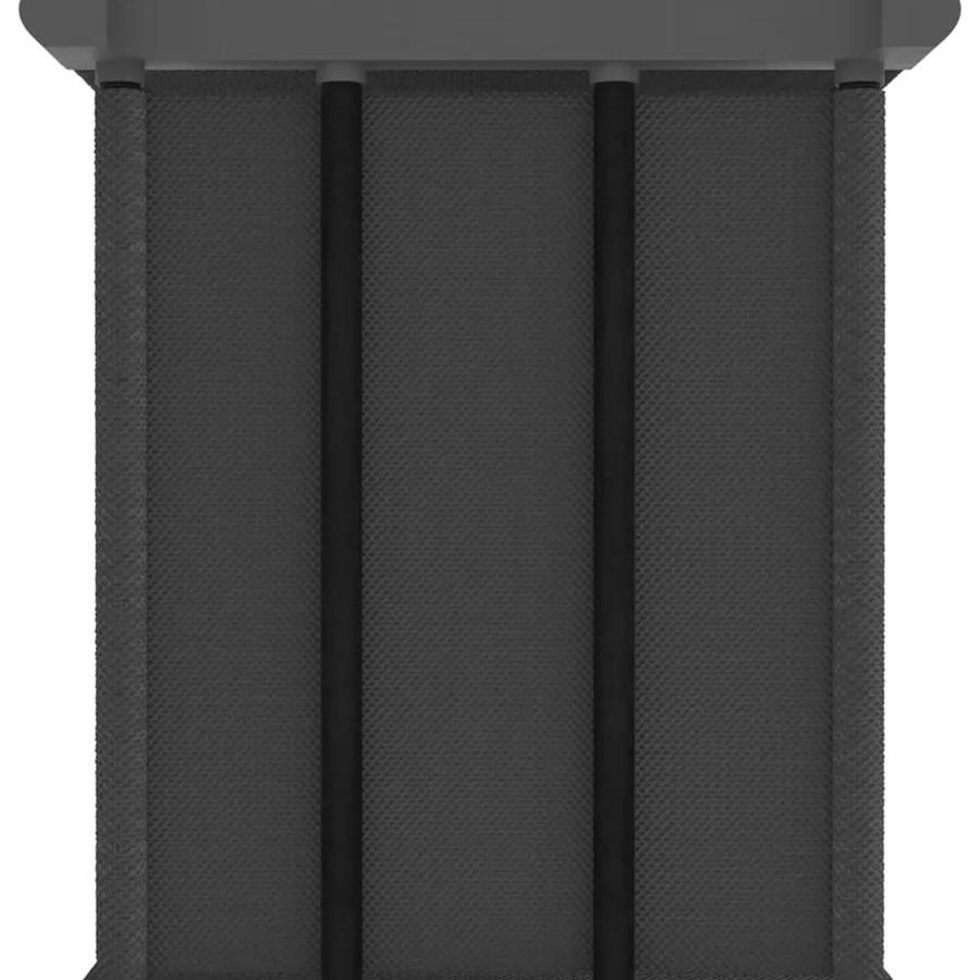 Étagère d'affichage 4 cubes Gris 69x30x72,5 cm Tissu - 5