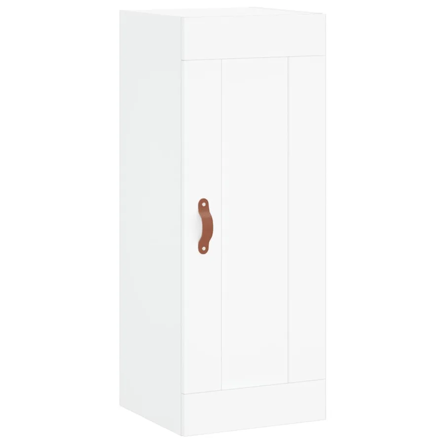 Armoire murale blanc 34,5x34x90 cm bois d'ingénierie - 2