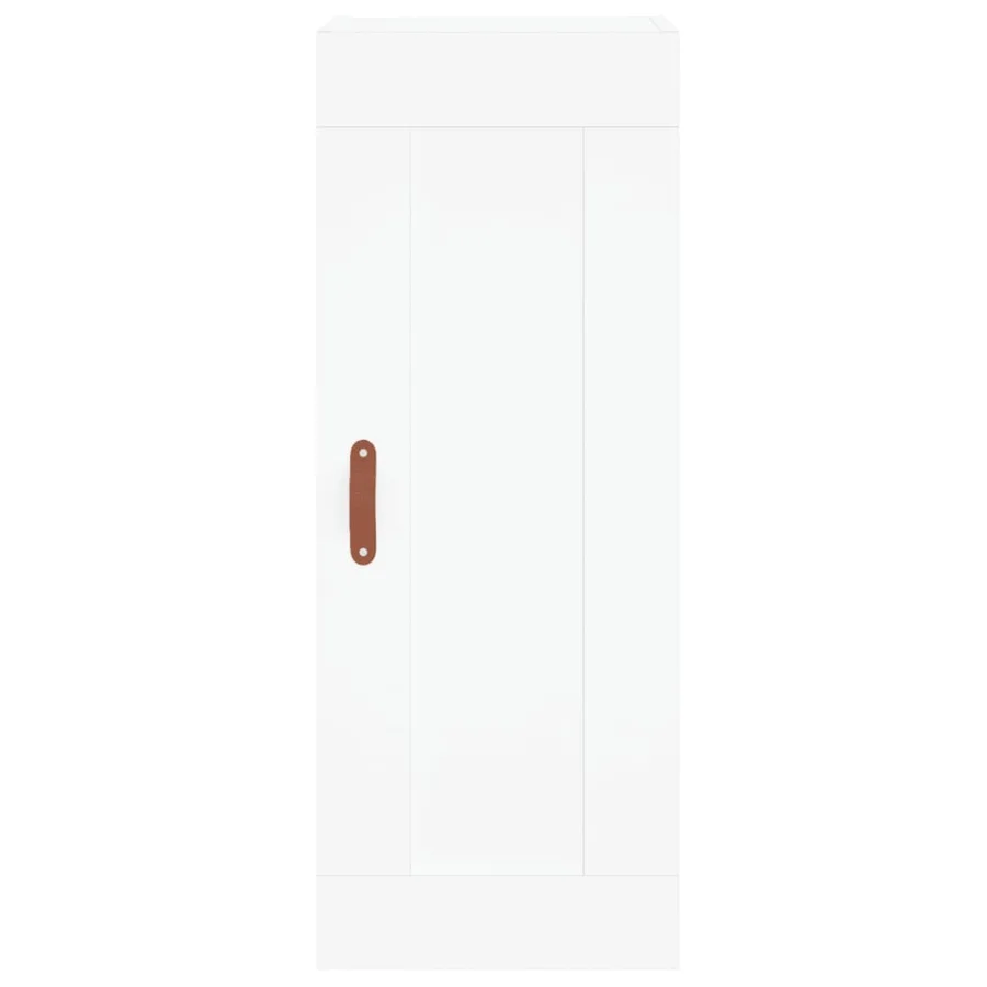 Armoire murale blanc 34,5x34x90 cm bois d'ingénierie - 7