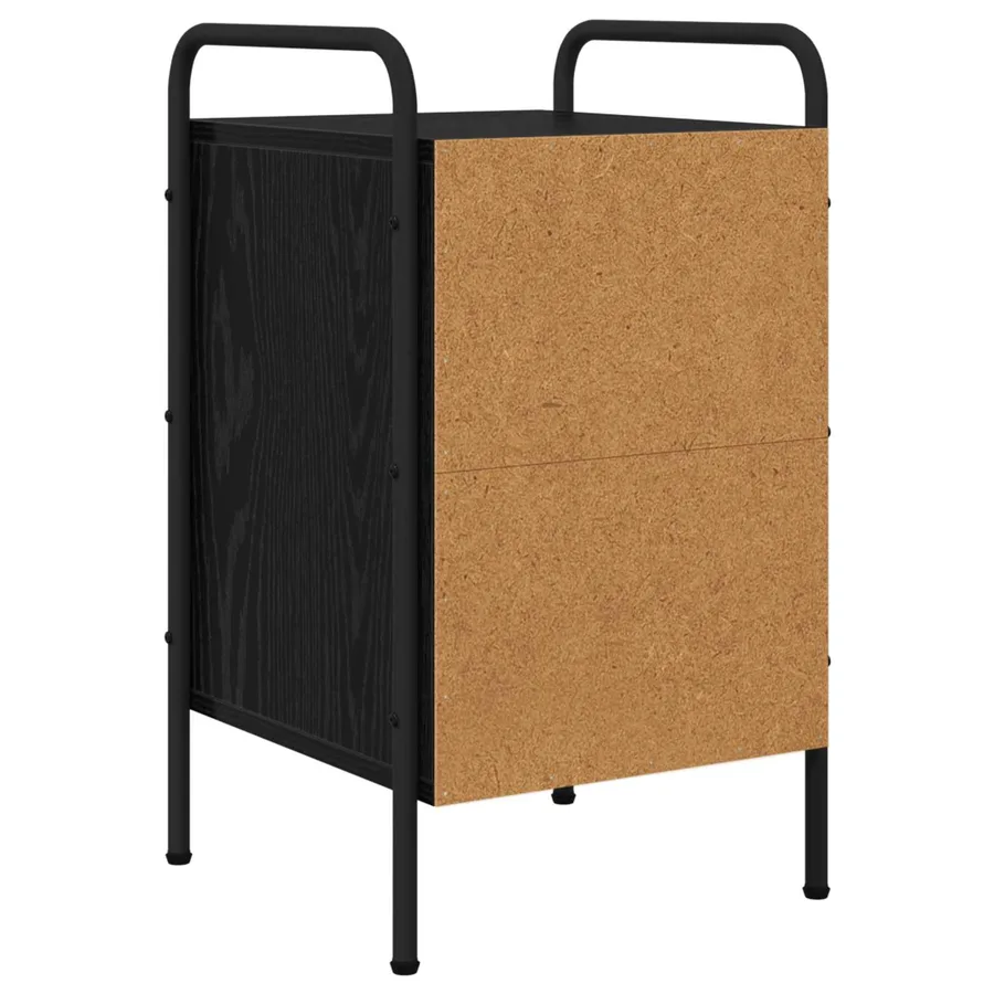 Table de chevet Chêne noir 35 x 36,5 x 61 cm Bois d'ingénierie - 6