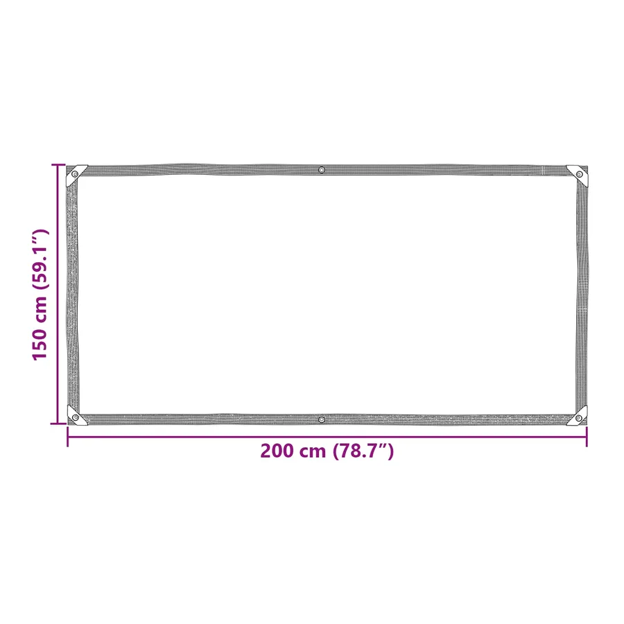 Couverture pour plantes Transparent 2 x 1,5 m PE - 10