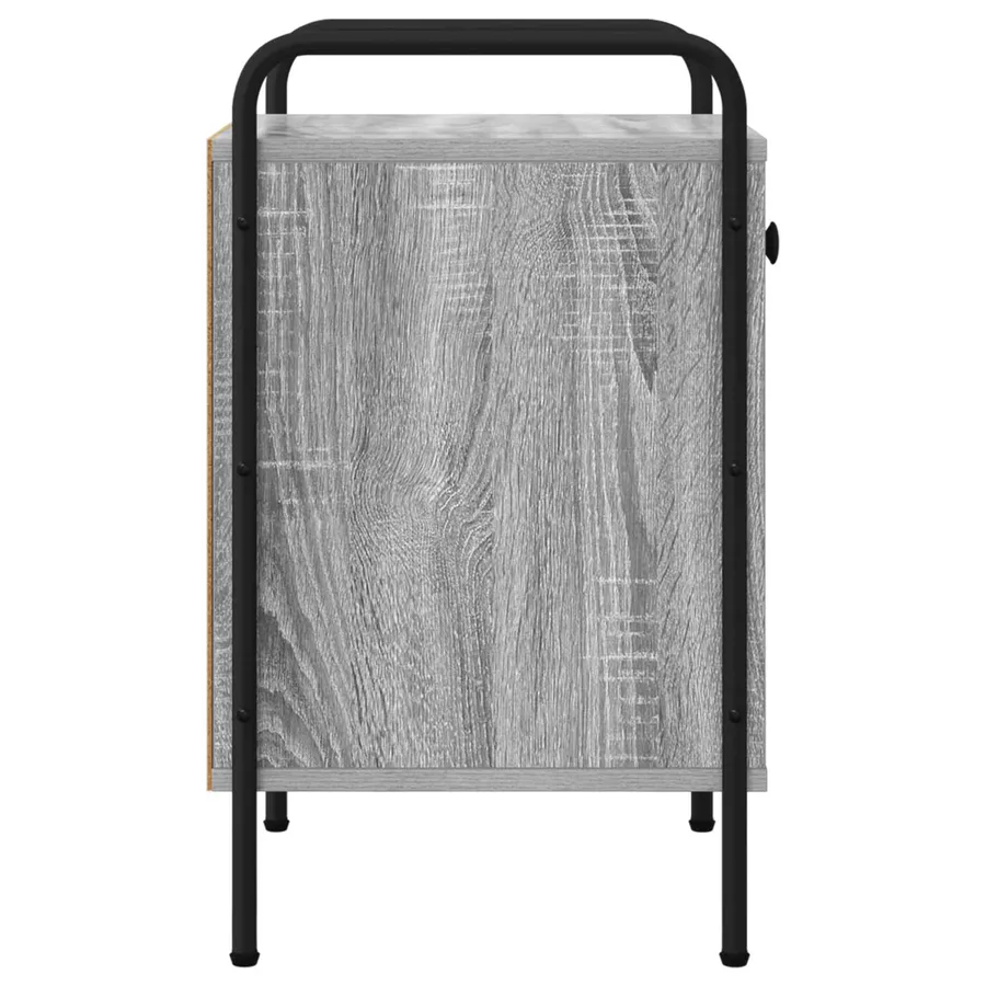 Table de chevet Sonoma gris 35 x 36,5 x 61 cm Bois d'ingénierie - 5