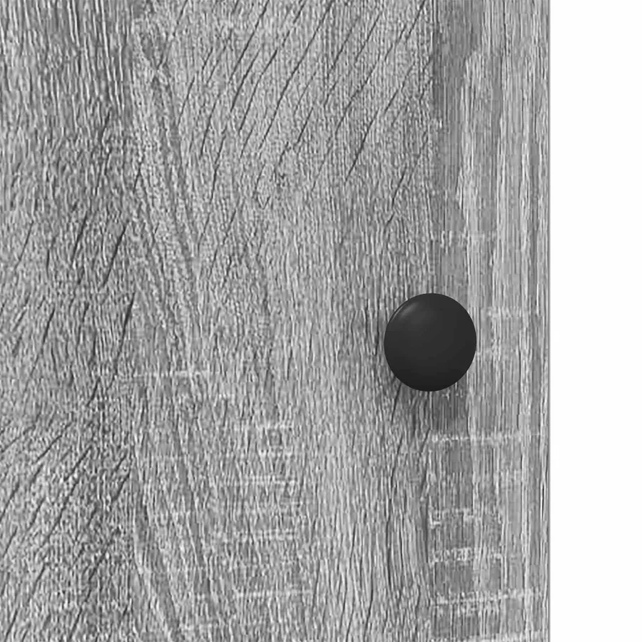 Table de chevet Sonoma gris 35 x 36,5 x 61 cm Bois d'ingénierie - 9