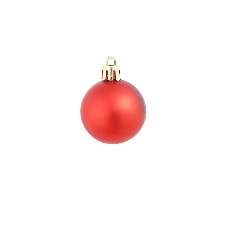 Boules de Noël 100 pcs Rouge/Doré/Vert - 4