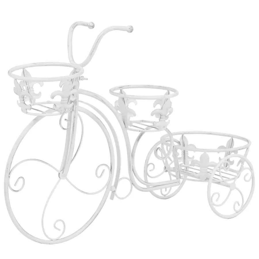 Support de plantes sous forme de vélo Style vintage Métal - 2