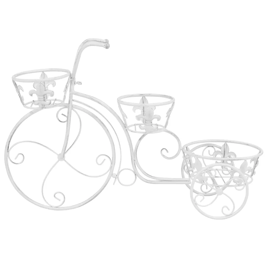Support de plantes sous forme de vélo Style vintage Métal - 3
