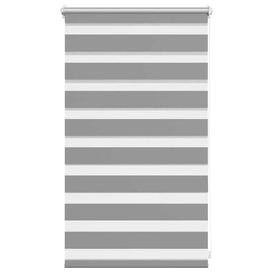 Store vénitien zébré 50,9 x 100 cm, largeur du tissu 46,7 cm, gris - 2