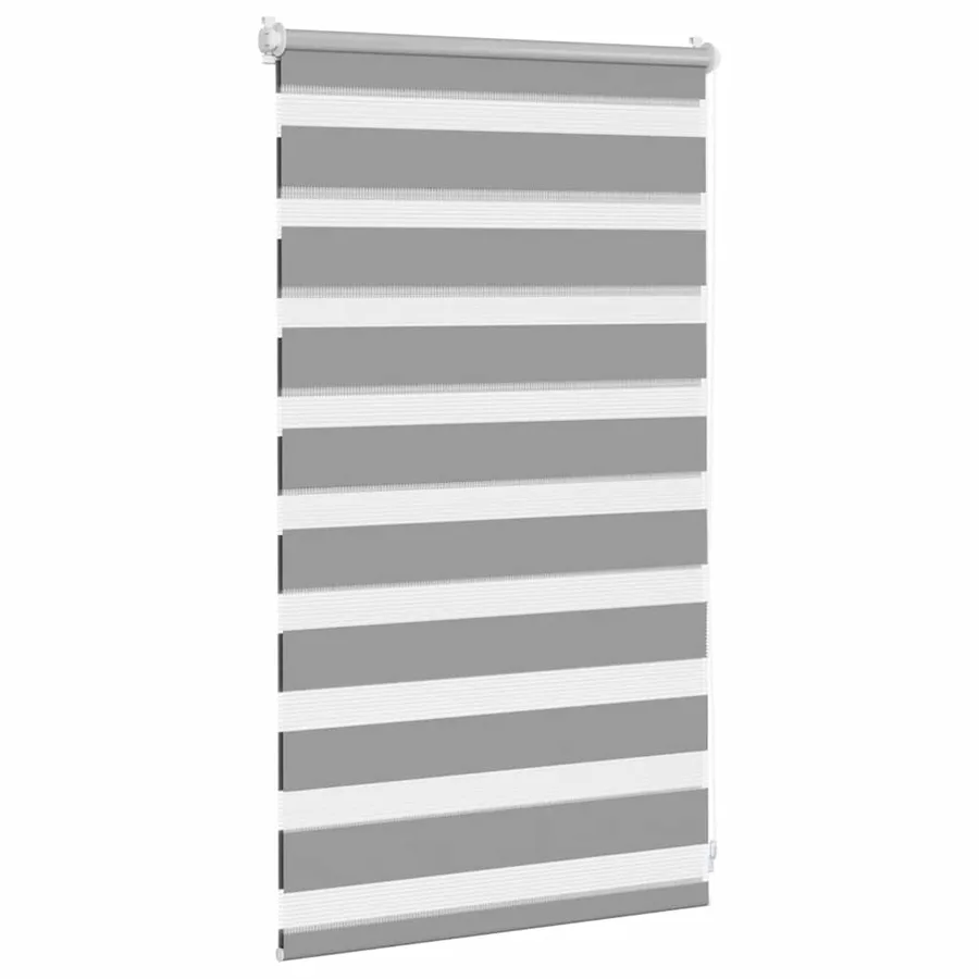 Store vénitien zébré 50,9 x 100 cm, largeur du tissu 46,7 cm, gris - 3