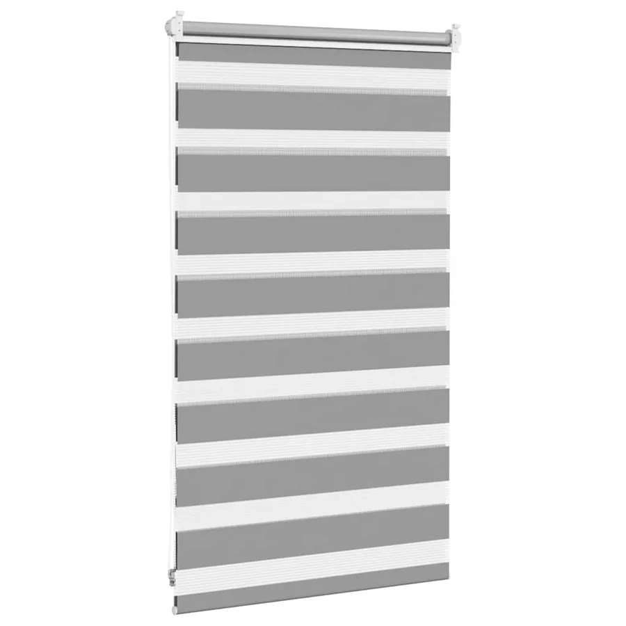 Store vénitien zébré 50,9 x 100 cm, largeur du tissu 46,7 cm, gris - 4
