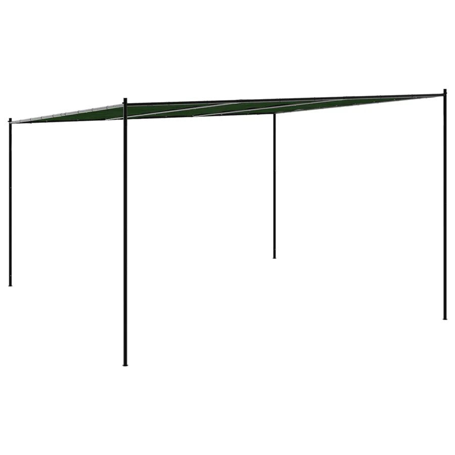 Pavillon 4 x 3,98 x 2,67 m Vert Polyester et Acier - 6