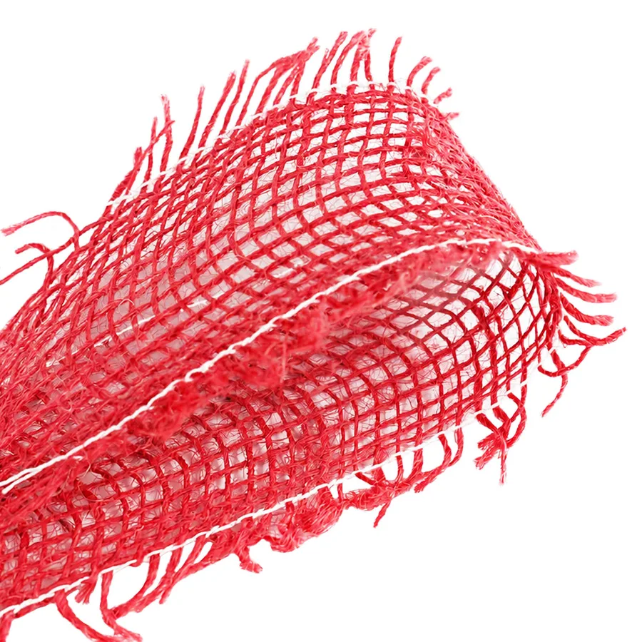 Rouleau de jute Rouge 5 x 2500 cm - 4