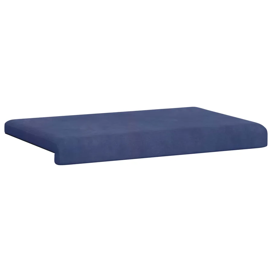 Coussin de banc Velours (V) Bleu police Profondeur 35 cm - 5