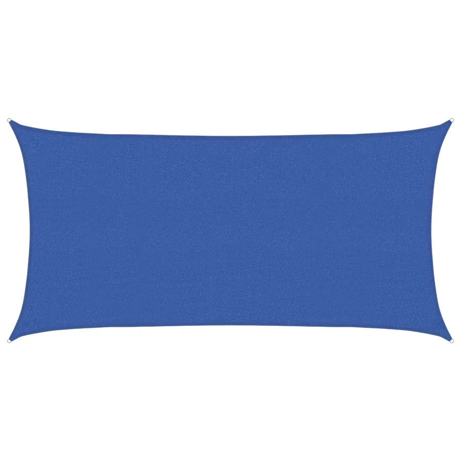 Voile d'ombre Bleu 2 x 6 m HDPE