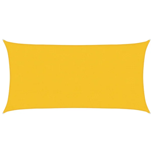 Voile d'ombre Jaune 2,5 x 6 m HDPE