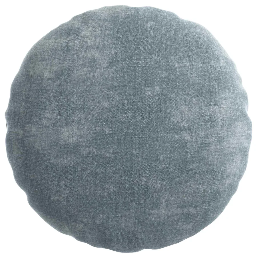 Housse de coussin 6 pcs HEERLEN Bleu clair Ø 30 cm - 2