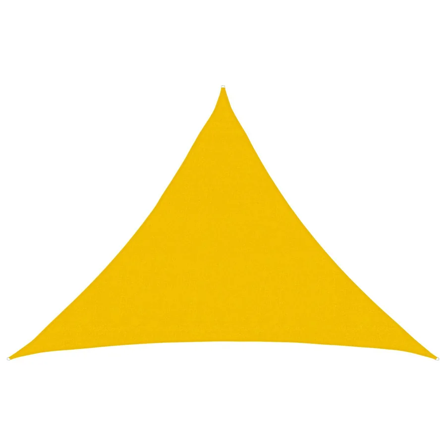 Voile d'ombre Jaune 7 x 5 x 5 m HDPE
