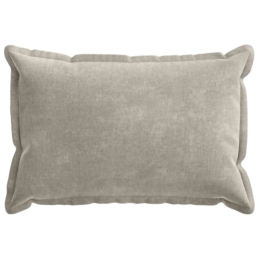 Housse de coussin 2 pcs HOUTEN Gris clair 50 x 75 cm - 2