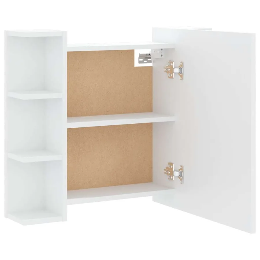 Armoire à miroir avec LED Blanc 70x16,5x60 cm - 11