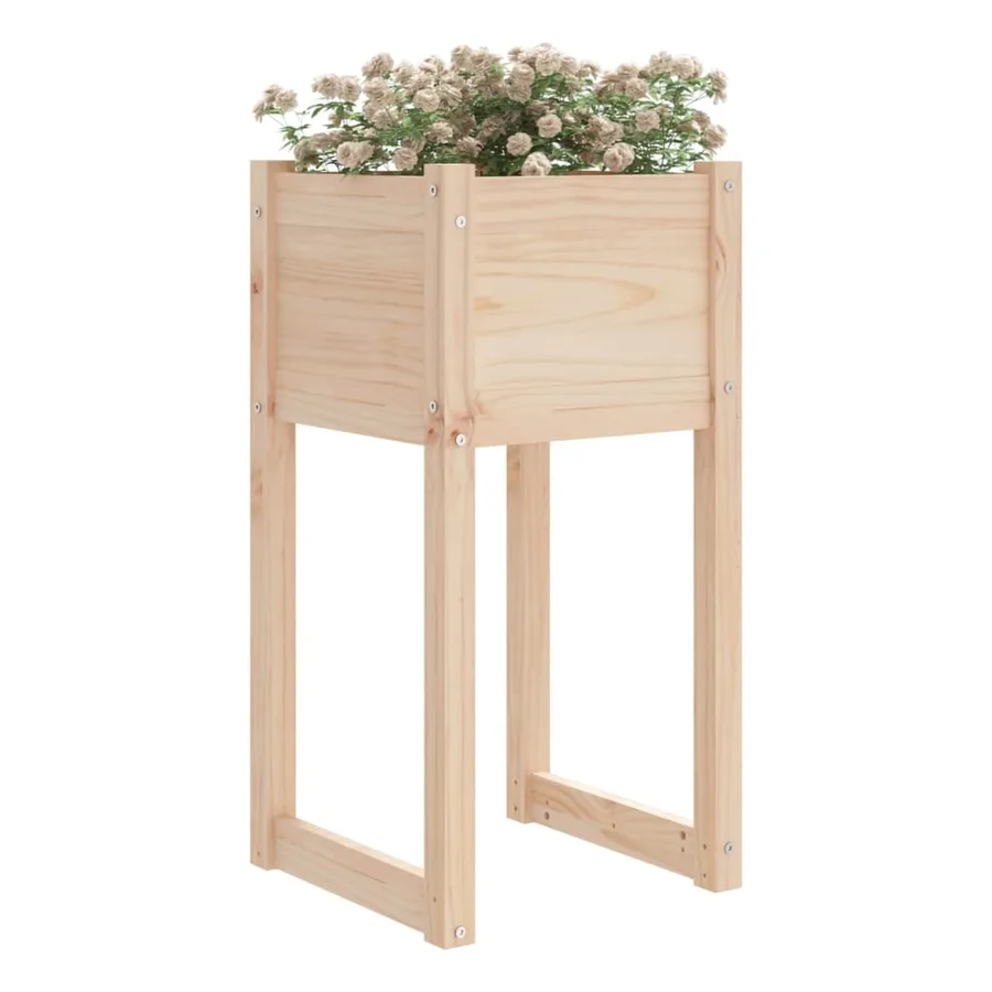 Jardinière 40x40x81 cm Bois massif de pin - 3