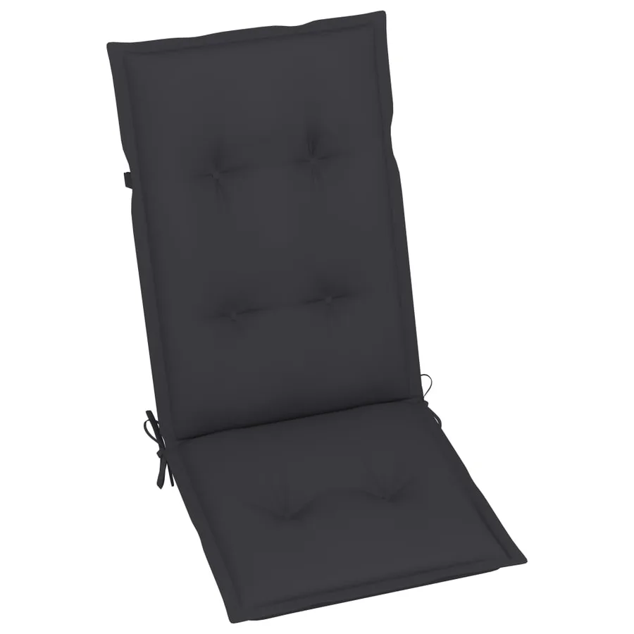 Chaises inclinables de jardin lot de 6 et coussins Bois acacia - 7