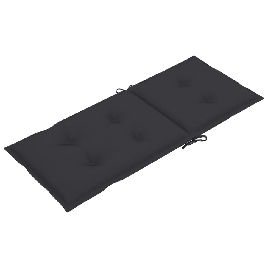 Chaises inclinables de jardin lot de 6 et coussins Bois acacia - 8