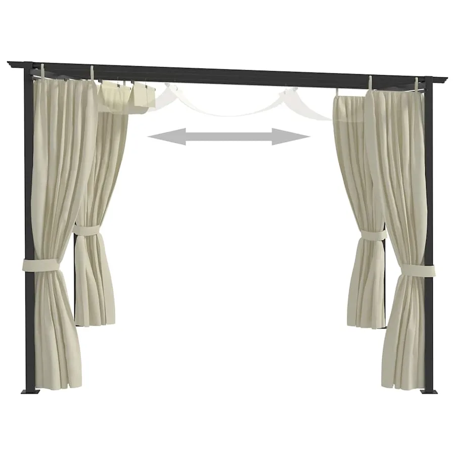 Belvédère 4x3 m Crème - 6