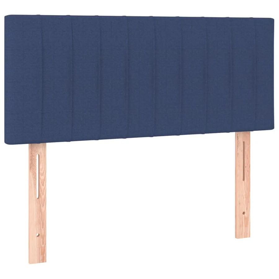 Tête de lit à LED Bleu 100x5x78/88 cm Tissu - 4
