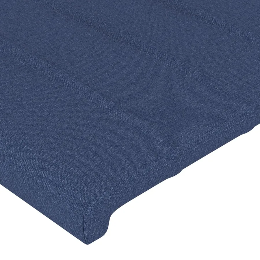 Tête de lit à LED Bleu 100x5x78/88 cm Tissu - 5