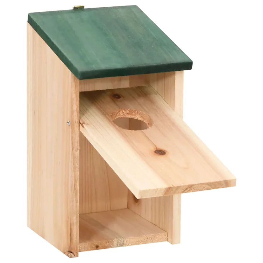 Nichoirs 8 pcs Bois 12x12x22 cm - 4