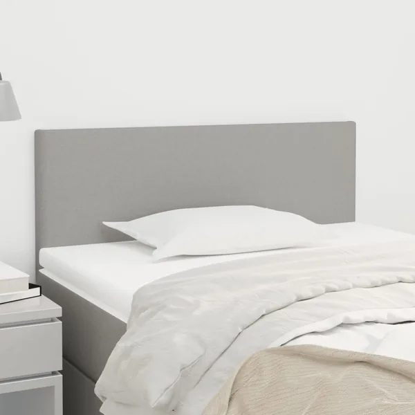 Tête de lit Gris clair 80x5x78/88 cm Tissu