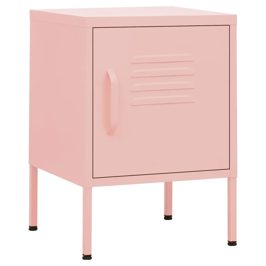 Table de chevet Rose 35x35x51 cm Acier - 2