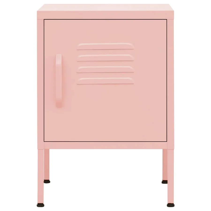 Table de chevet Rose 35x35x51 cm Acier - 3
