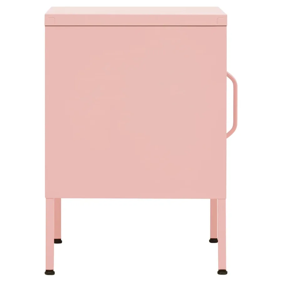 Table de chevet Rose 35x35x51 cm Acier - 6