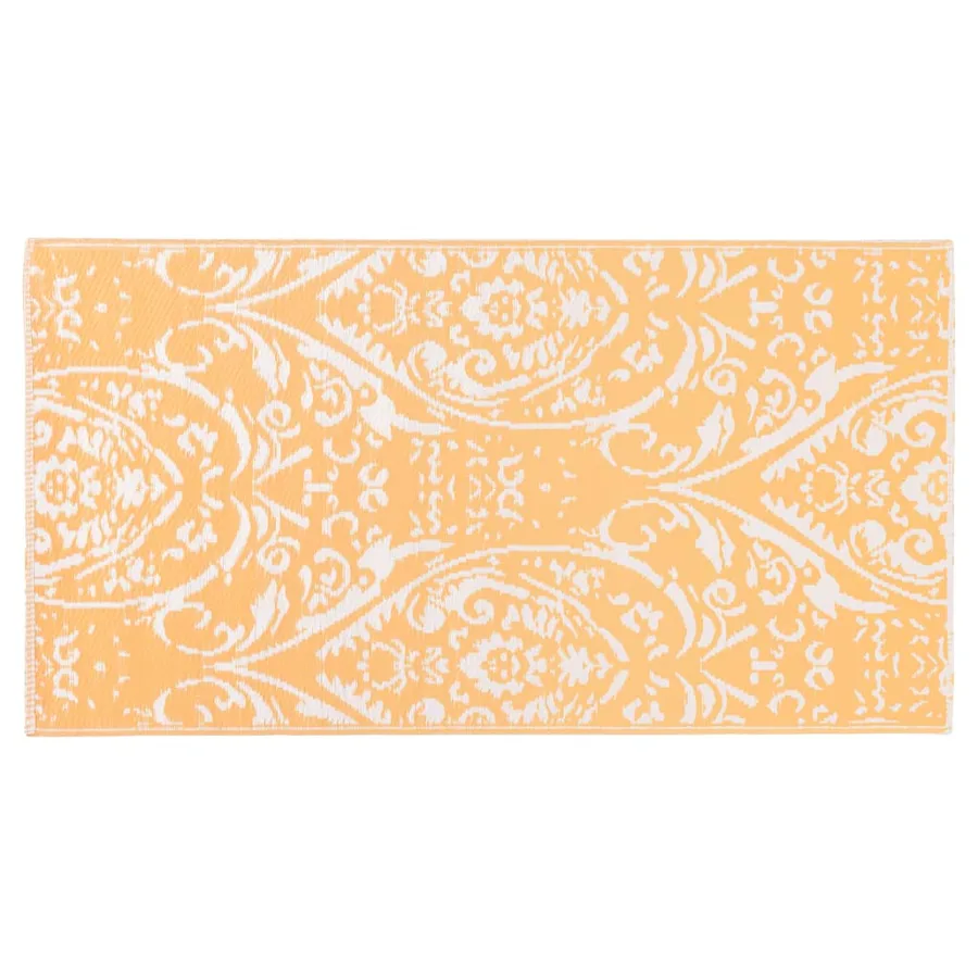 Tapis d'extérieur ARAKIL Orange et blanc 120x180 cm PP - 3