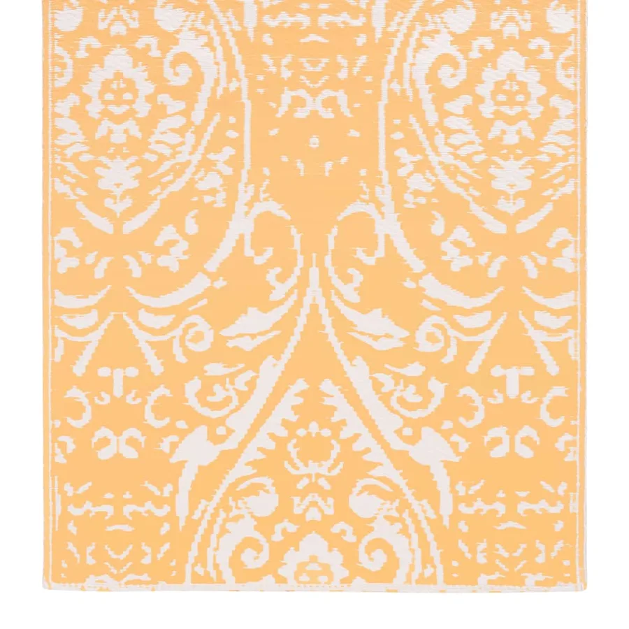 Tapis d'extérieur ARAKIL Orange et blanc 120x180 cm PP - 4