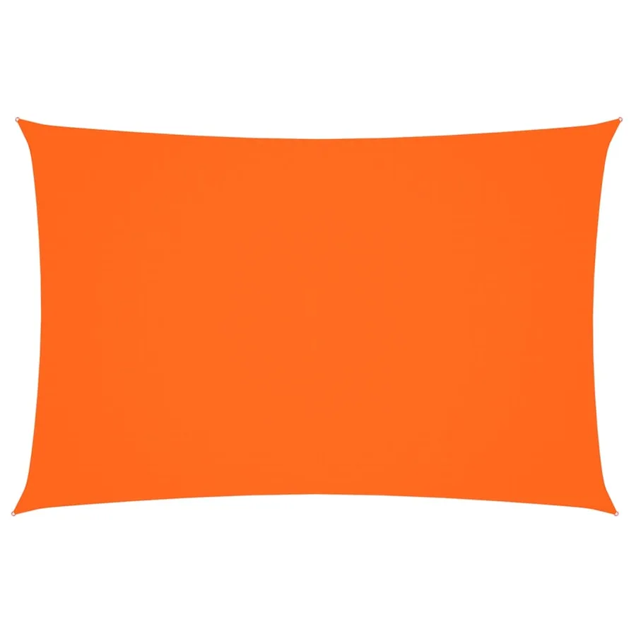 Voile de parasol tissu oxford rectangulaire 2x4 m orange - 2