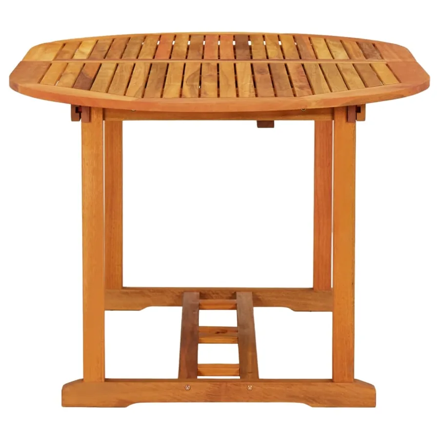 Table de jardin 200x100x75 cm Bois d'eucalyptus solide - 7