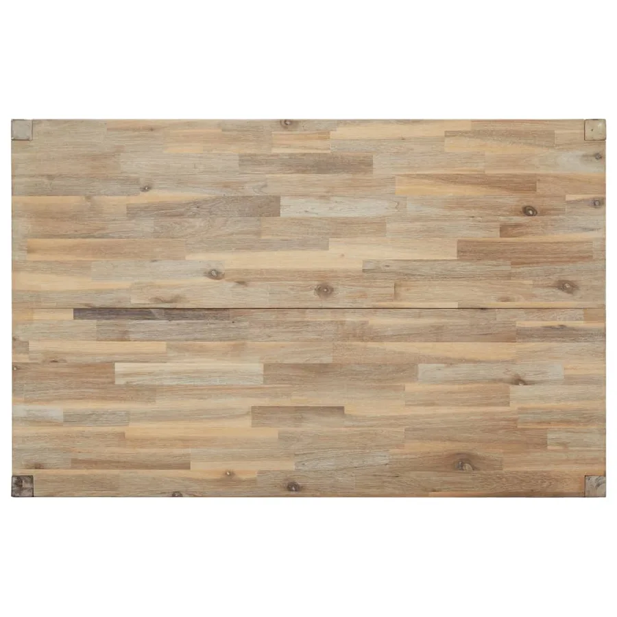 Table à manger 110x70x75 cm bois d'acacia solide - 6