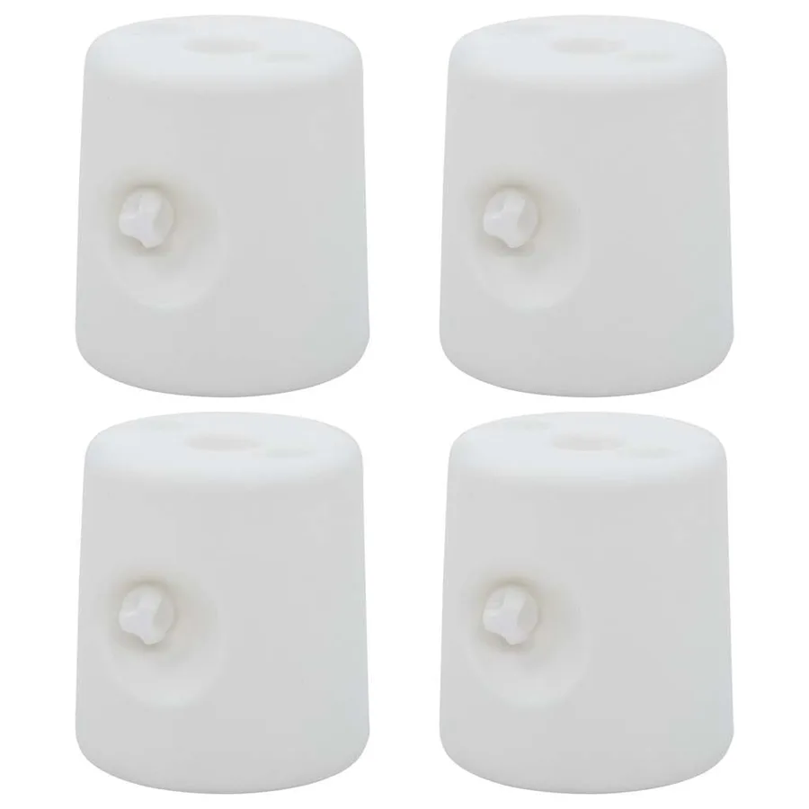 Poids de tonnelle 4 pcs PE Blanc - 3