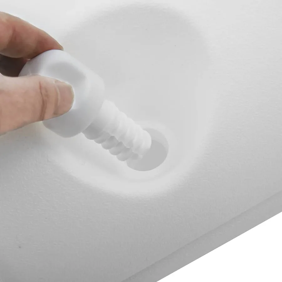 Poids de tonnelle 4 pcs PE Blanc - 7