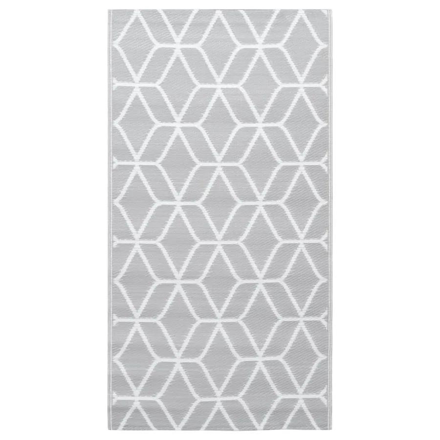 Tapis d'extérieur ARAKIL Gris 120x180 cm PP - 2