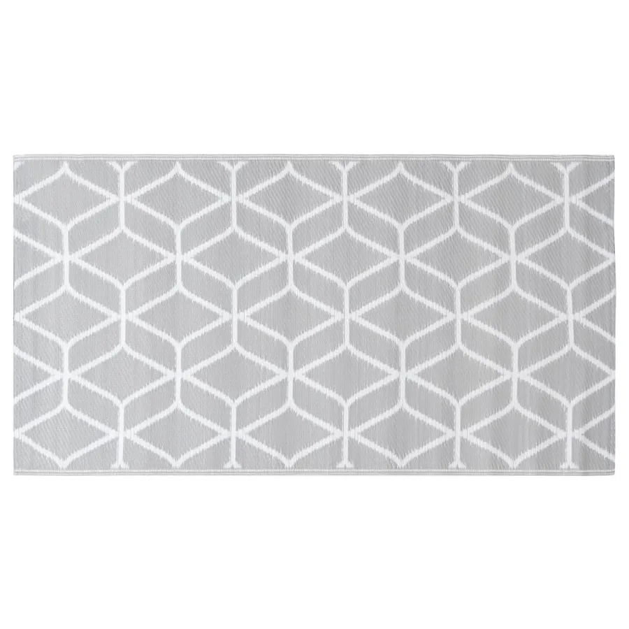 Tapis d'extérieur ARAKIL Gris 120x180 cm PP - 3