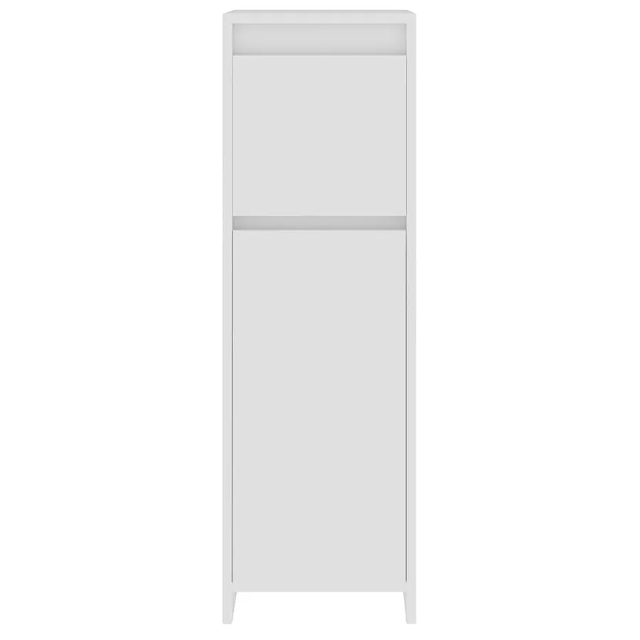Armoire de salle de bain Blanc 30x30x95 cm Bois d'ingénierie - 7