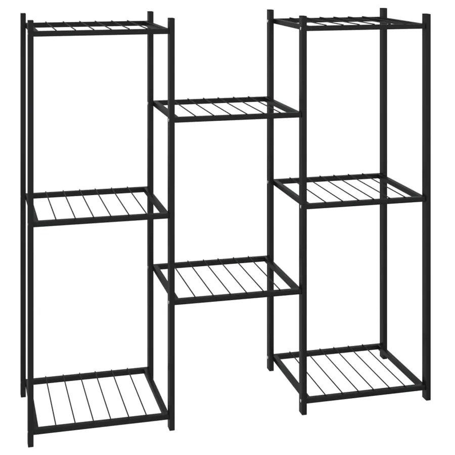 Jardinière 83x25x80 cm Noir Fer - 2