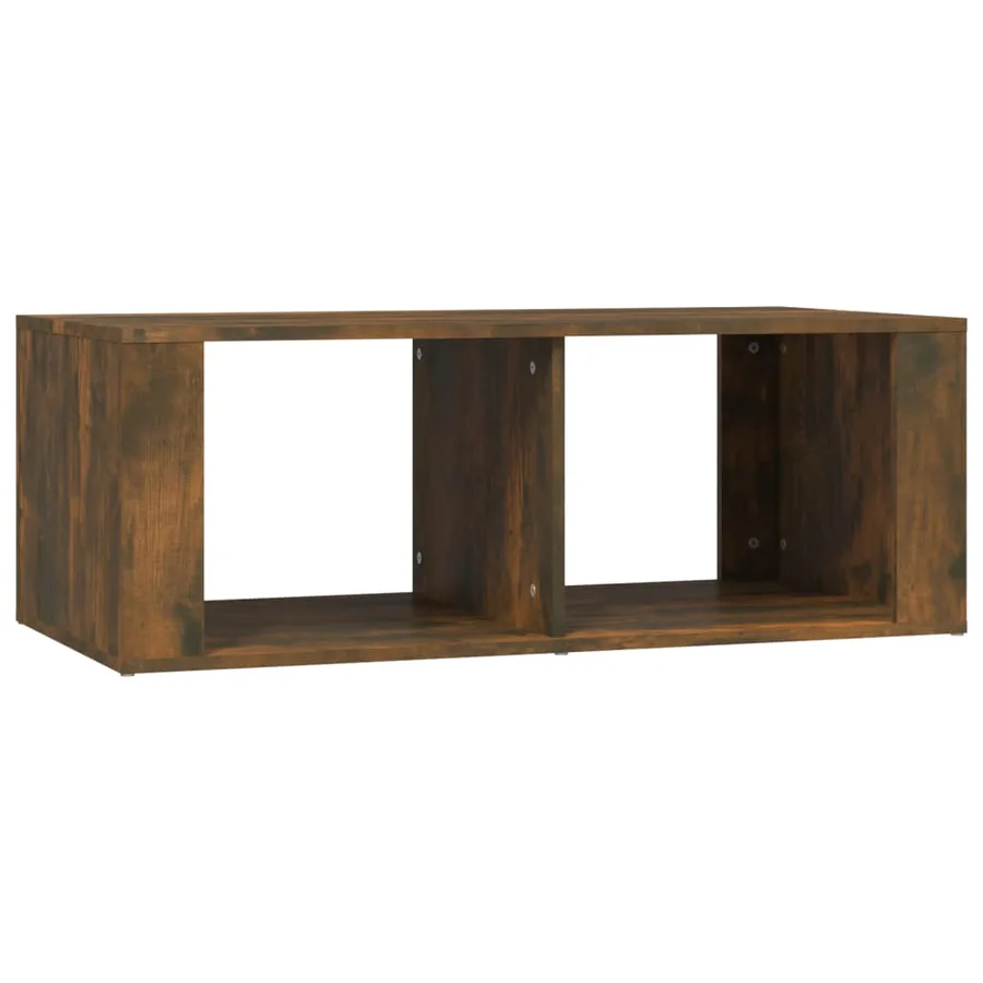 Table basse Chêne fumé 100x50x36 cm Bois d'ingénierie - 2