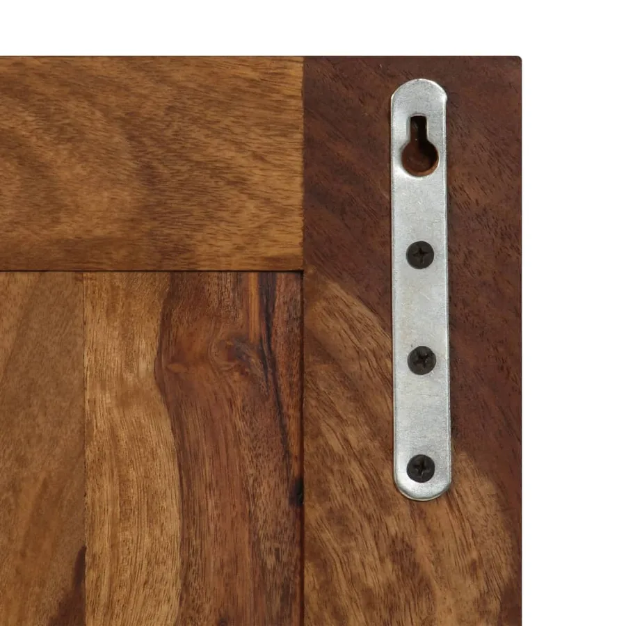 Portemanteaux 2 pcs Bois solide de Sesham - 7