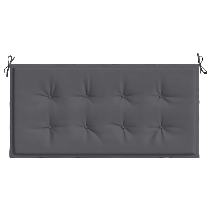 Coussin de banc de jardin anthracite 100x50x3 cm tissu oxford - 4