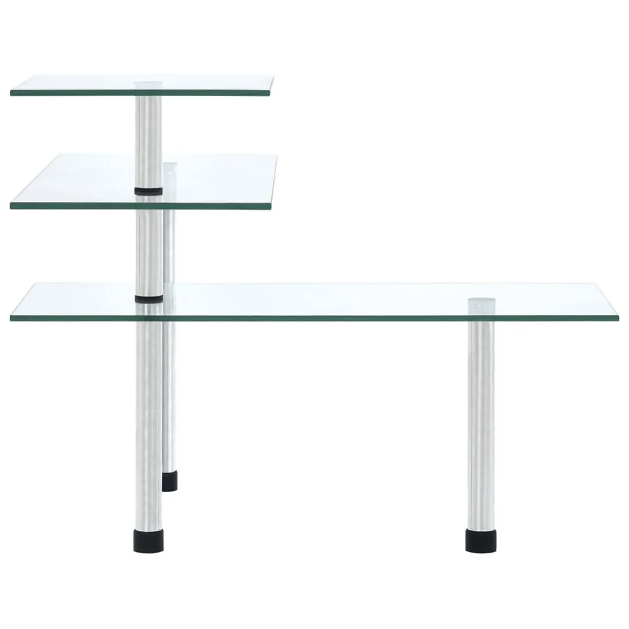 Étagère d'angle de cuisine à 3 niveaux Verre trempé - 3